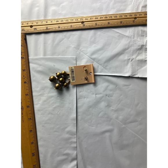 Gold‎ Tone Beaded Dangly Earrings Fashion Jewelry - Picture 3 of 3